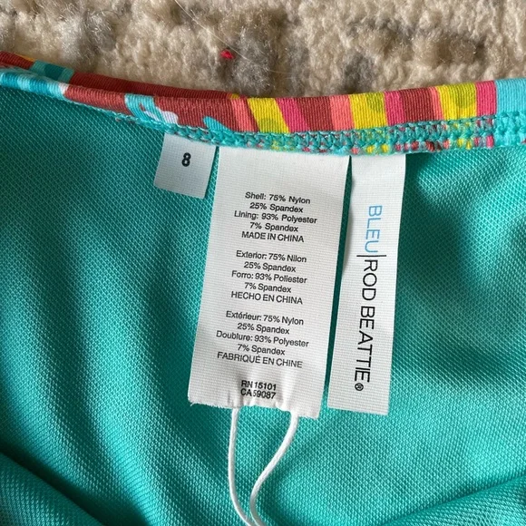 Blue Rod Beattie Side Tie Swim Bottoms - Picture 4 of 5